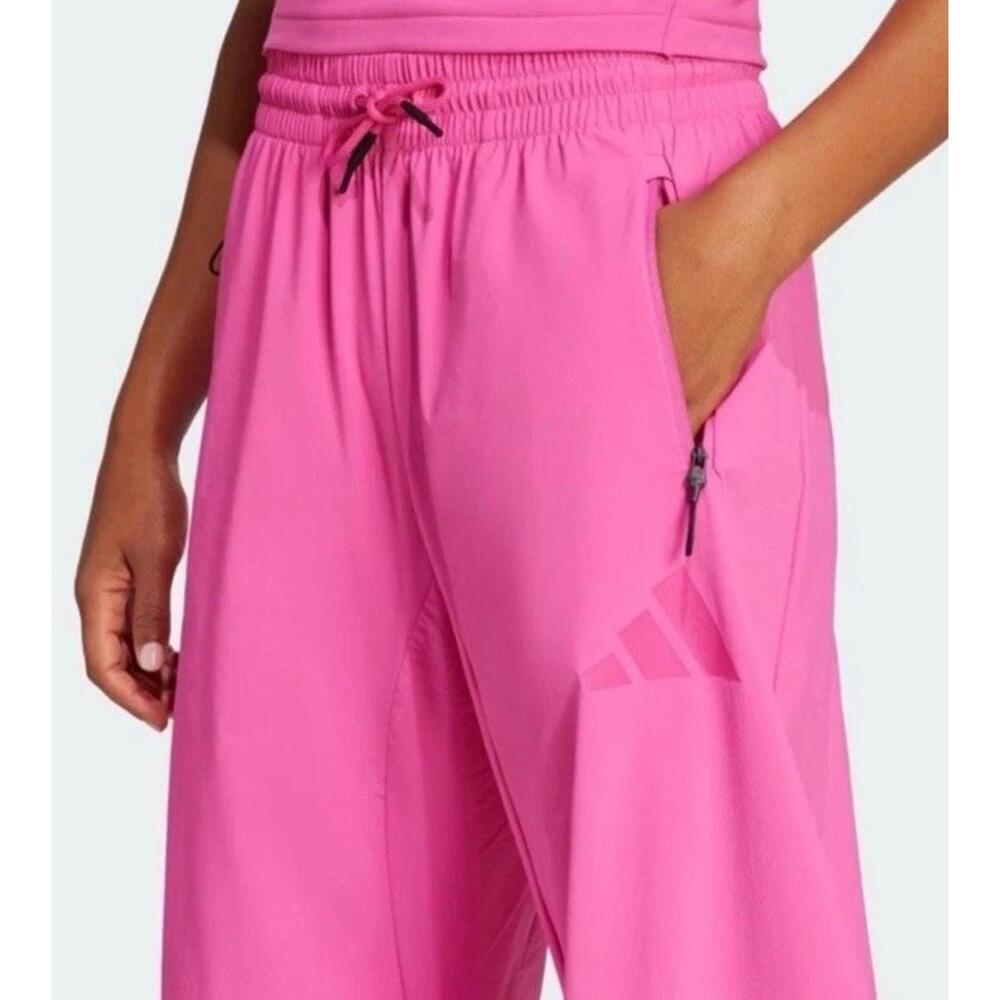 $90 NWT Women’s Adidas Z.N.E. Woven UPF 50 Pants Size XL - Picture 4 of 13